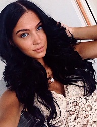 Fryzury Długie Na co dzień Kręcone Rozpuszczone Czarne - 2981339