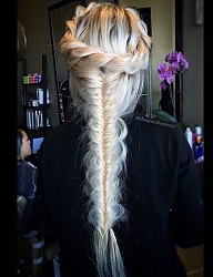 Fryzury Długie Na co dzień Proste Warkocze Blond - 3097122