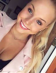 Fryzury Długie Na co dzień Proste Upięcie Blond - 3249880