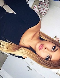 Fryzury Długie Wieczorowe Proste Rozpuszczone Blond - 3140078