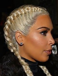 Fryzury Długie Na co dzień Kręcone Warkocze Blond - 3110139