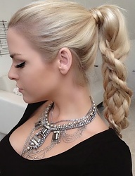 Fryzury Długie Na co dzień Proste Warkocze Blond - 2437198