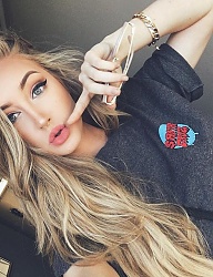 Fryzury Długie Na co dzień Proste Rozpuszczone Blond - 3133166