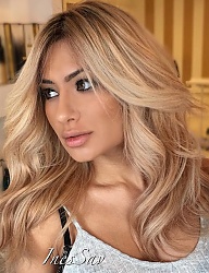 Fryzury Długie Na co dzień Kręcone Rozpuszczone Blond - 3119409