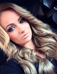 Fryzury Długie Na co dzień Kręcone Rozpuszczone Blond - 3025056