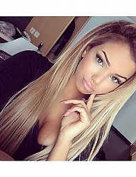 Fryzury Długie Na co dzień Proste Rozpuszczone Blond - 3106260