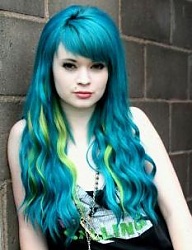 Fryzury Średnie Alternatywne EMO - 875120