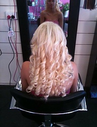 Fryzury Długie Na co dzień Kręcone Rozpuszczone Blond - 2170404