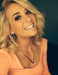 Fryzury Średnie Na co dzień Kręcone Rozpuszczone Blond - 3002627