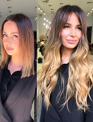 Fryzury Długie Na co dzień Kręcone Rozpuszczone Blond - 3273424