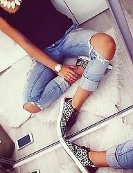Moda Spodnie Jeansy - 2816312