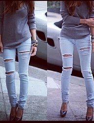 Moda Spodnie Jeansy - 2693711