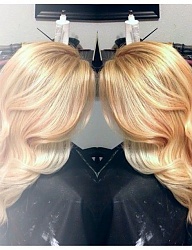 Fryzury Długie Na co dzień Kręcone Rozpuszczone Blond - 2106852