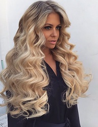 Fryzury Długie Na co dzień Kręcone Rozpuszczone Blond - 3178109