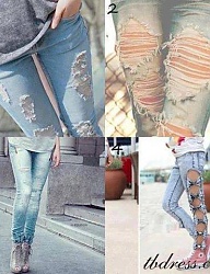 Moda Spodnie Jeansy - 2142979