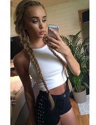 Fryzury Długie Na co dzień Kręcone Warkocze Blond - 3089143