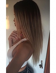 Fryzury Długie Na co dzień Proste Rozpuszczone Blond - 3036433