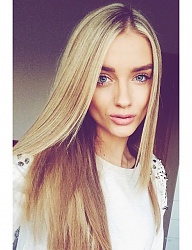 Fryzury Długie Na co dzień Proste Rozpuszczone Blond - 2965164