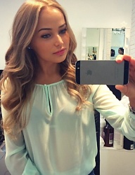 Fryzury Długie Na co dzień Kręcone Rozpuszczone Blond - 3035220