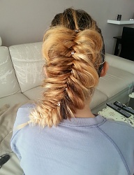 Fryzury Długie Na co dzień Proste Warkocze Blond - 3066295