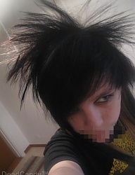Fryzury Średnie Alternatywne EMO - 399200