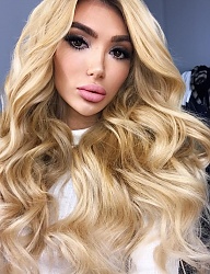 Fryzury Długie Na co dzień Kręcone Rozpuszczone Blond - 3216256