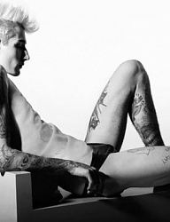 Fryzury Męskie Krótkie Alternatywne Punk Rock Blond - 1104844