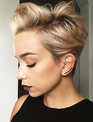 Fryzury Krótkie Na co dzień Proste Rozpuszczone Blond - 3270527