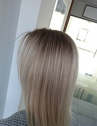 Fryzury Średnie Na co dzień Proste Rozpuszczone Blond - 3073926