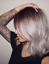 Fryzury Średnie Na co dzień Kręcone Rozpuszczone Blond - 3134917