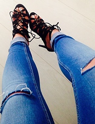 Moda Spodnie Jeansy - 2707857