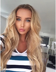 Fryzury Długie Na co dzień Kręcone Rozpuszczone Blond - 3088758