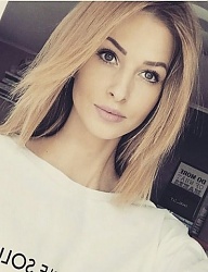 Fryzury Średnie Na co dzień Proste Rozpuszczone Blond - 3241049