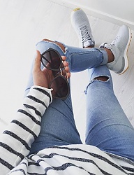 Moda Spodnie Jeansy - 3029027