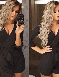 Fryzury Długie Na co dzień Kręcone Rozpuszczone Blond - 3077969