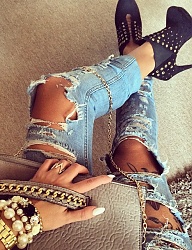 Moda Spodnie Jeansy - 2949327