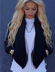Fryzury Długie Na co dzień Kręcone Rozpuszczone Blond - 3062321