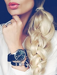 Fryzury Długie Na co dzień Proste Warkocze Blond - 3089025