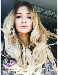 Fryzury Długie Na co dzień Kręcone Rozpuszczone Blond - 3122196