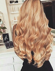 Fryzury Długie Na co dzień Kręcone Rozpuszczone Blond - 3215730