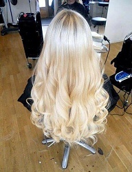 Fryzury Długie Na co dzień Kręcone Rozpuszczone Blond - 2341959