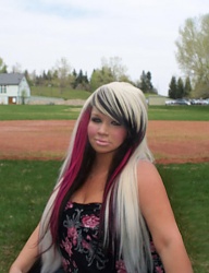 Fryzury Długie Alternatywne EMO Blond - 1524243