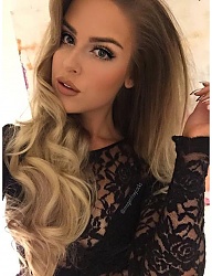 Fryzury Długie Na co dzień Kręcone Rozpuszczone Blond - 2987097