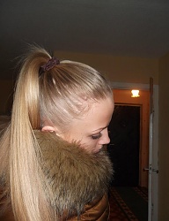 Fryzury Długie Na co dzień Proste Upięcie Blond - 2172578