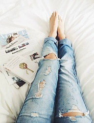 Moda Spodnie Jeansy - 2732593