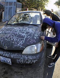 Fryzury Męskie Krótkie Alternatywne Punk Rock Czarne - 1095883