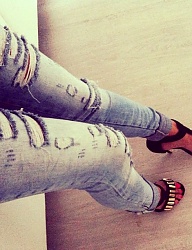 Moda Spodnie Jeansy - 2621716