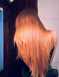 Fryzury Długie Na co dzień Proste Rozpuszczone Rude - 2152365