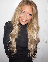 Fryzury Długie Na co dzień Kręcone Rozpuszczone Blond - 3075283