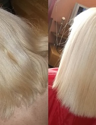 Fryzury Średnie Na co dzień Proste Rozpuszczone Blond - 2063825